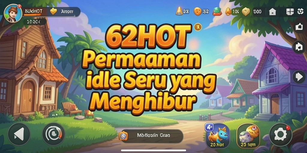 Tangkapan layar gameplay 62HOT menunjukkan keseruan permainan Idle.