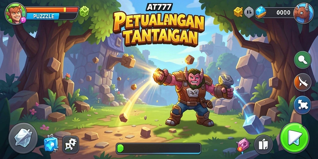 Tampilan gameplay AT777 yang menarik dan penuh tantangan Puzzle.