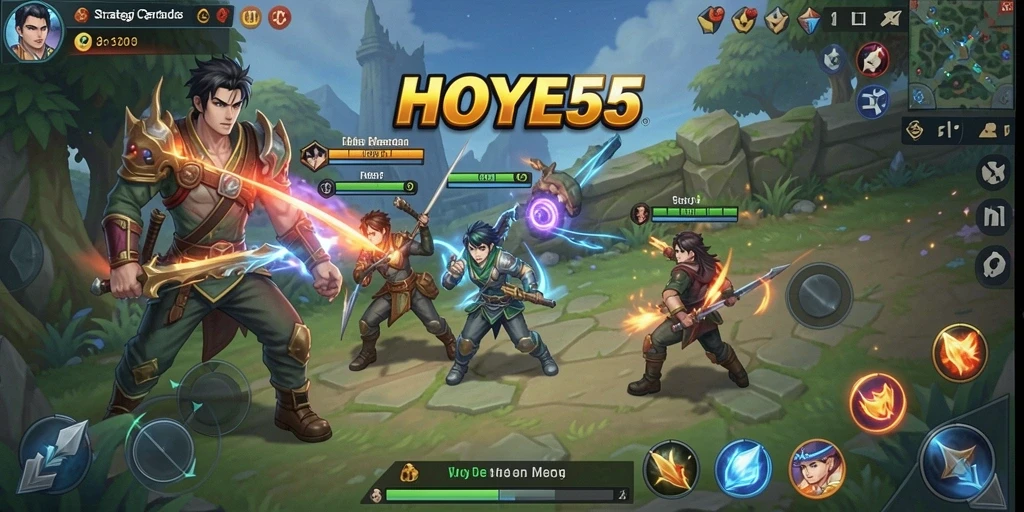 Tampilan menakjubkan dari gameplay strategis HOYE55.
