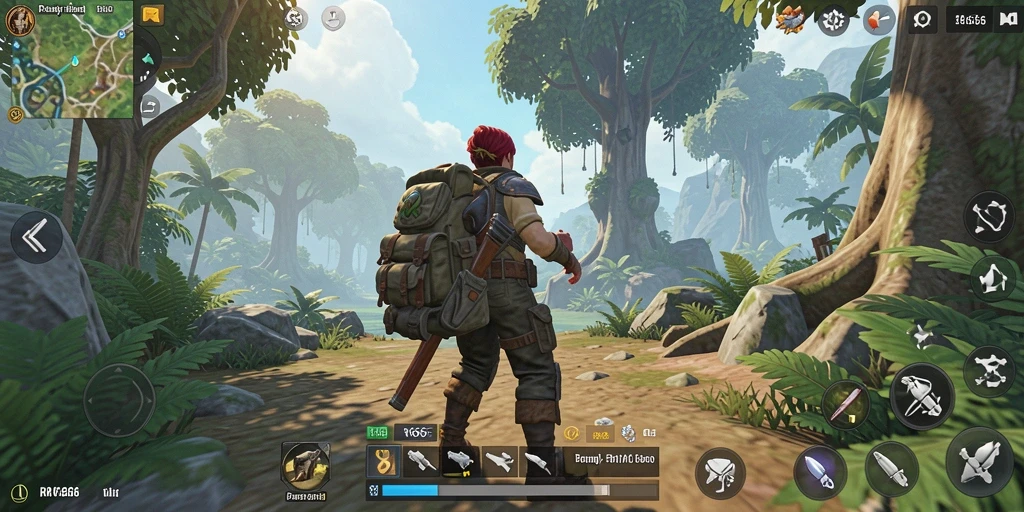 Tampilan menarik dari gameplay Open World RR666 yang luas.