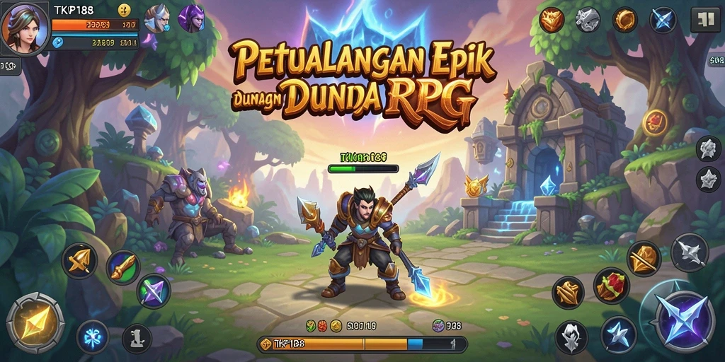 Tampilan gameplay menakjubkan dari TKP188, penuh aksi dan strategi.